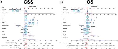 A nomogram for predicting cancer-specific survival and overall survival in elderly patients with nonmetastatic renal cell carcinoma